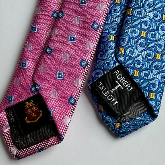 2 Robert Talbott lovely silk ties made in USA 🇺🇸 - Picture 2 of 9